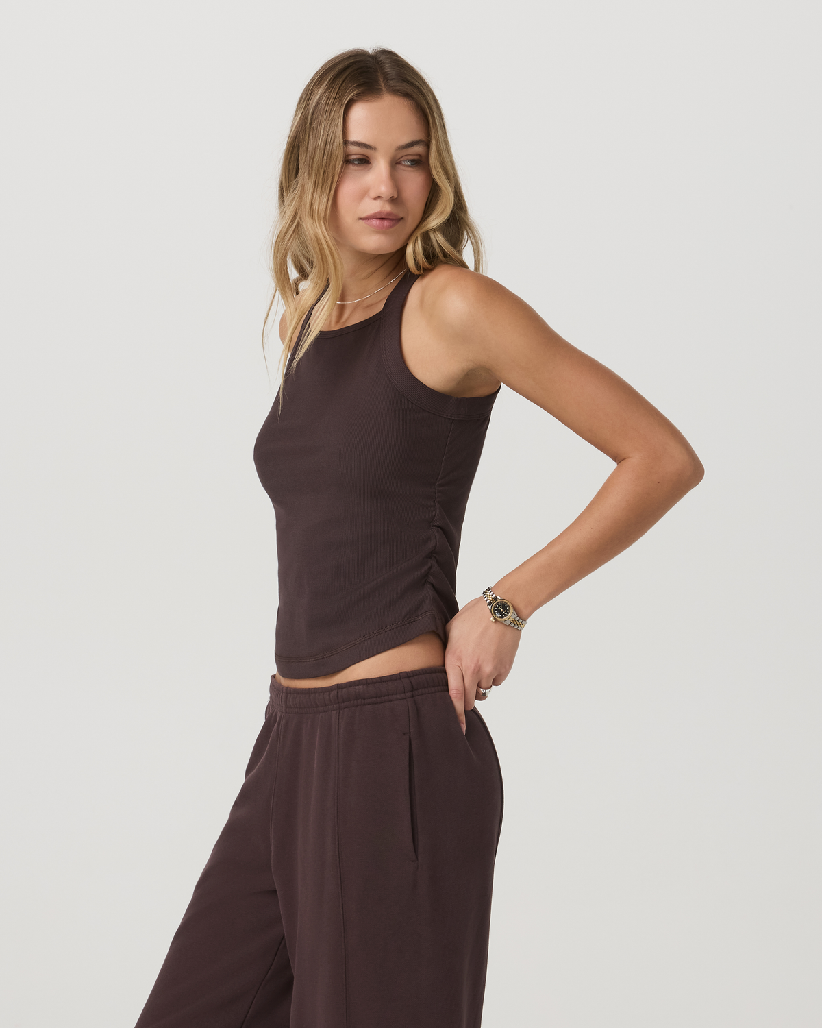 Women|New Vuori Pose Cooper Tank Women's French Roast Tank Top