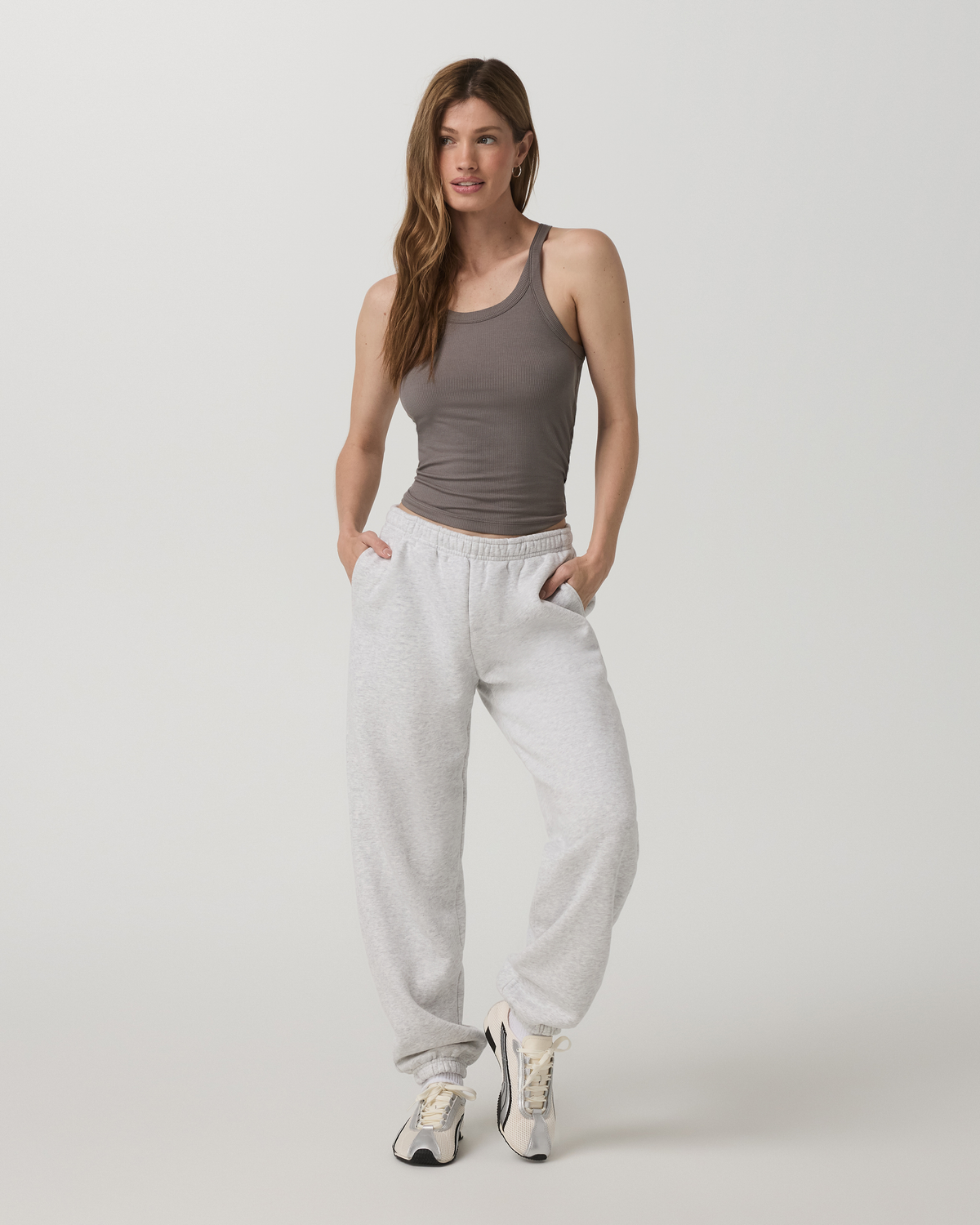 Women|New Vuori Cove Layering Tank Women's Chia Rib Knit Tank Top