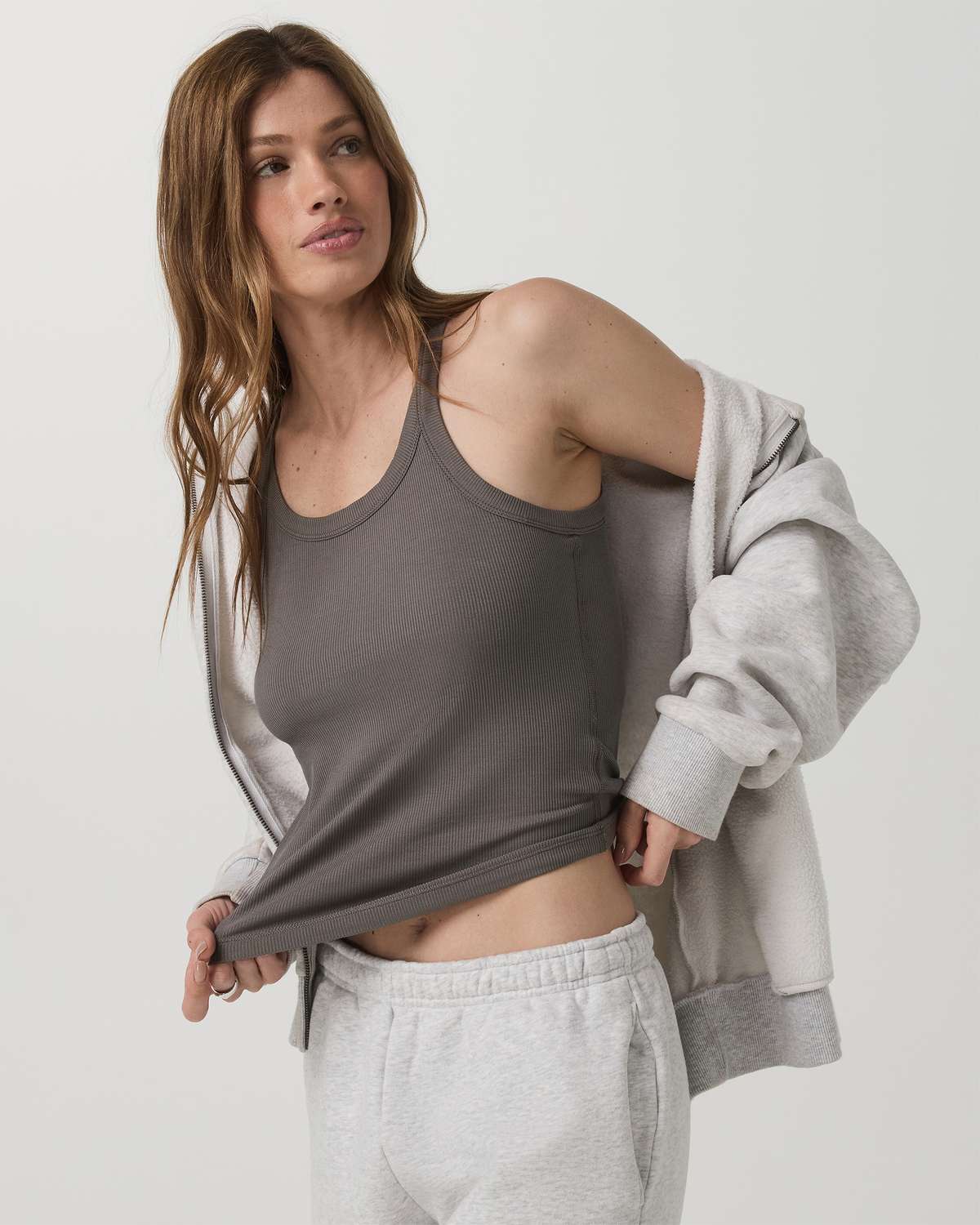 Women|New Vuori Cove Layering Tank Women's Chia Rib Knit Tank Top