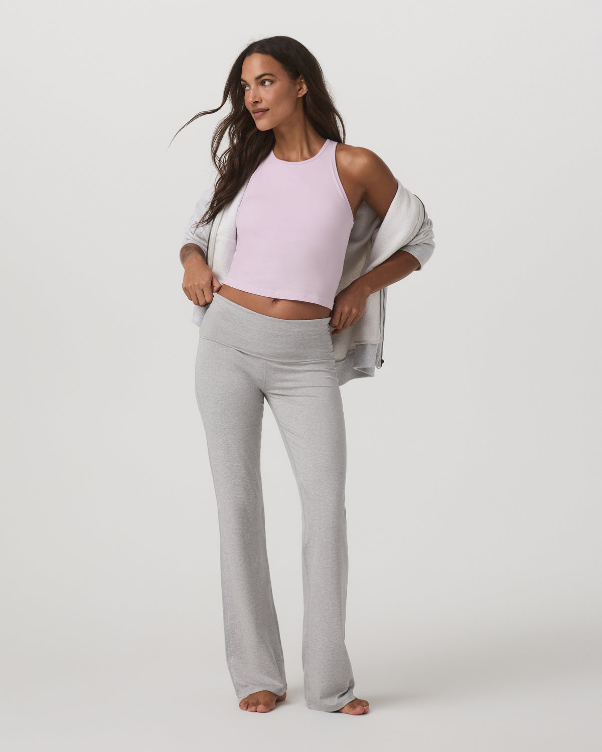 Women|New Vuori Pose Plyo Tank Women's Lilac Breeze Supportive Tank Top