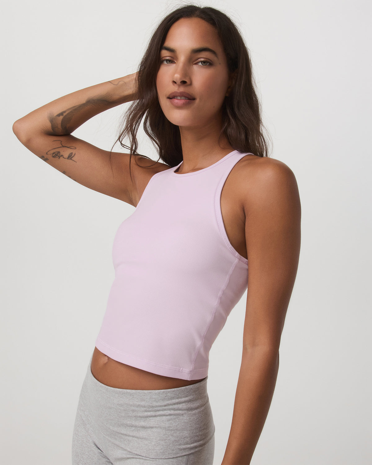 Women|New Vuori Pose Plyo Tank Women's Lilac Breeze Supportive Tank Top
