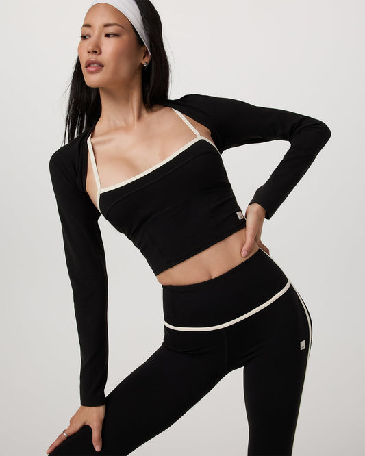 Women|New Vuori Vuori AllTheFeels™ Corset Tank Women's Black Tank Top