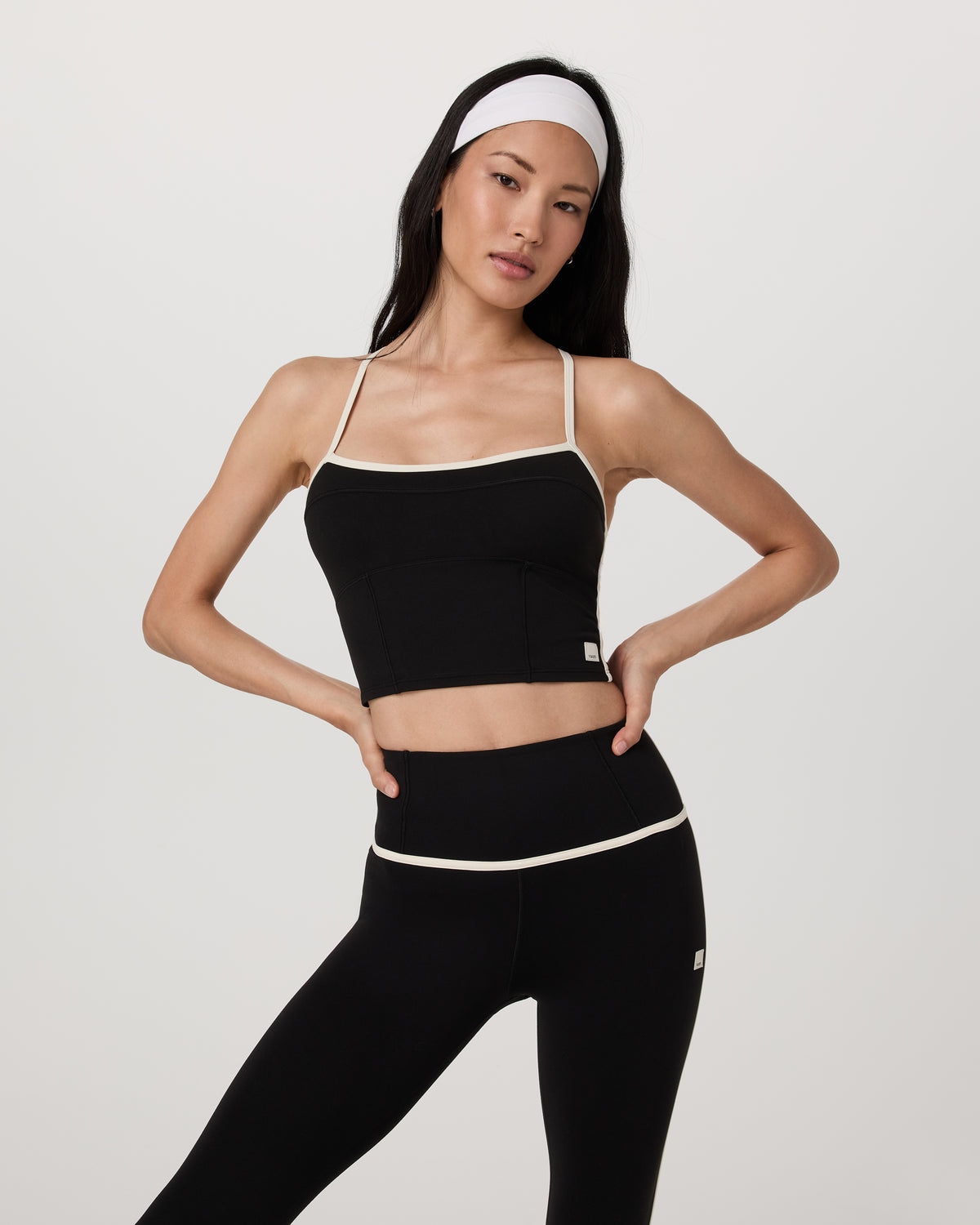 Women|New Vuori Vuori AllTheFeels™ Corset Tank Women's Black Tank Top
