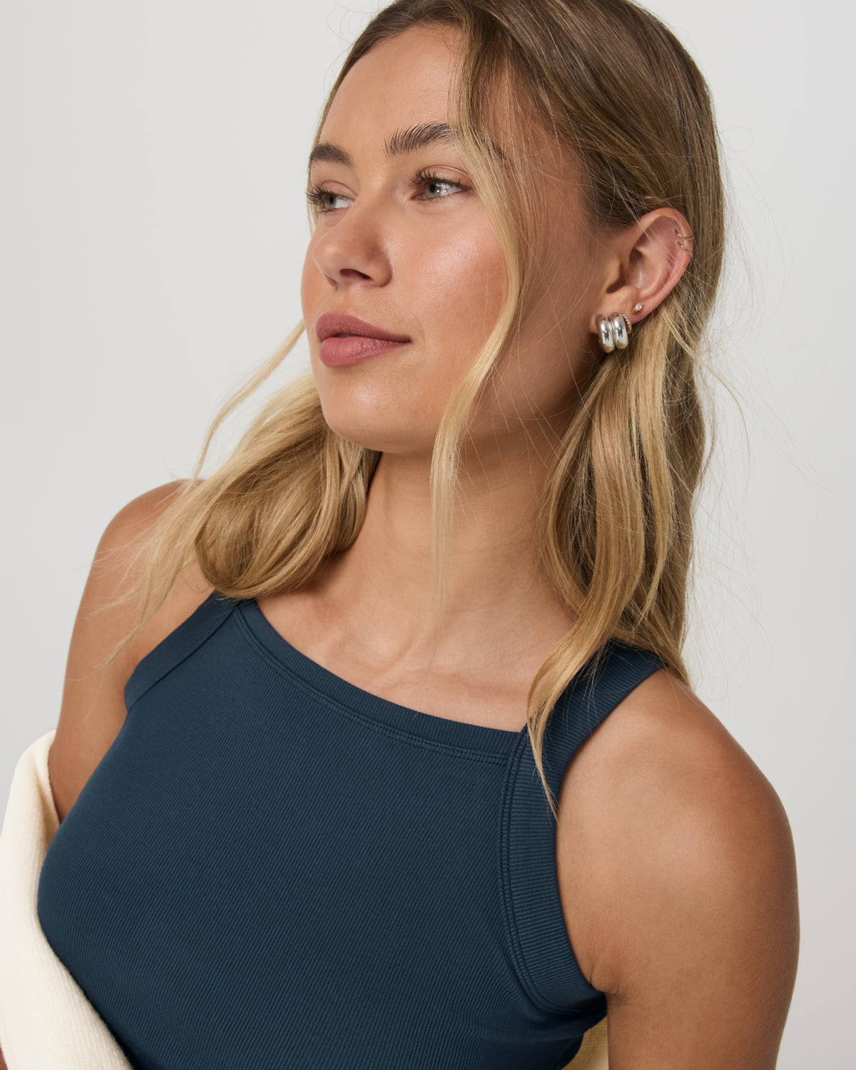 Women|New Vuori Pose Cooper Tank Women's Ocean Blue Tank Top