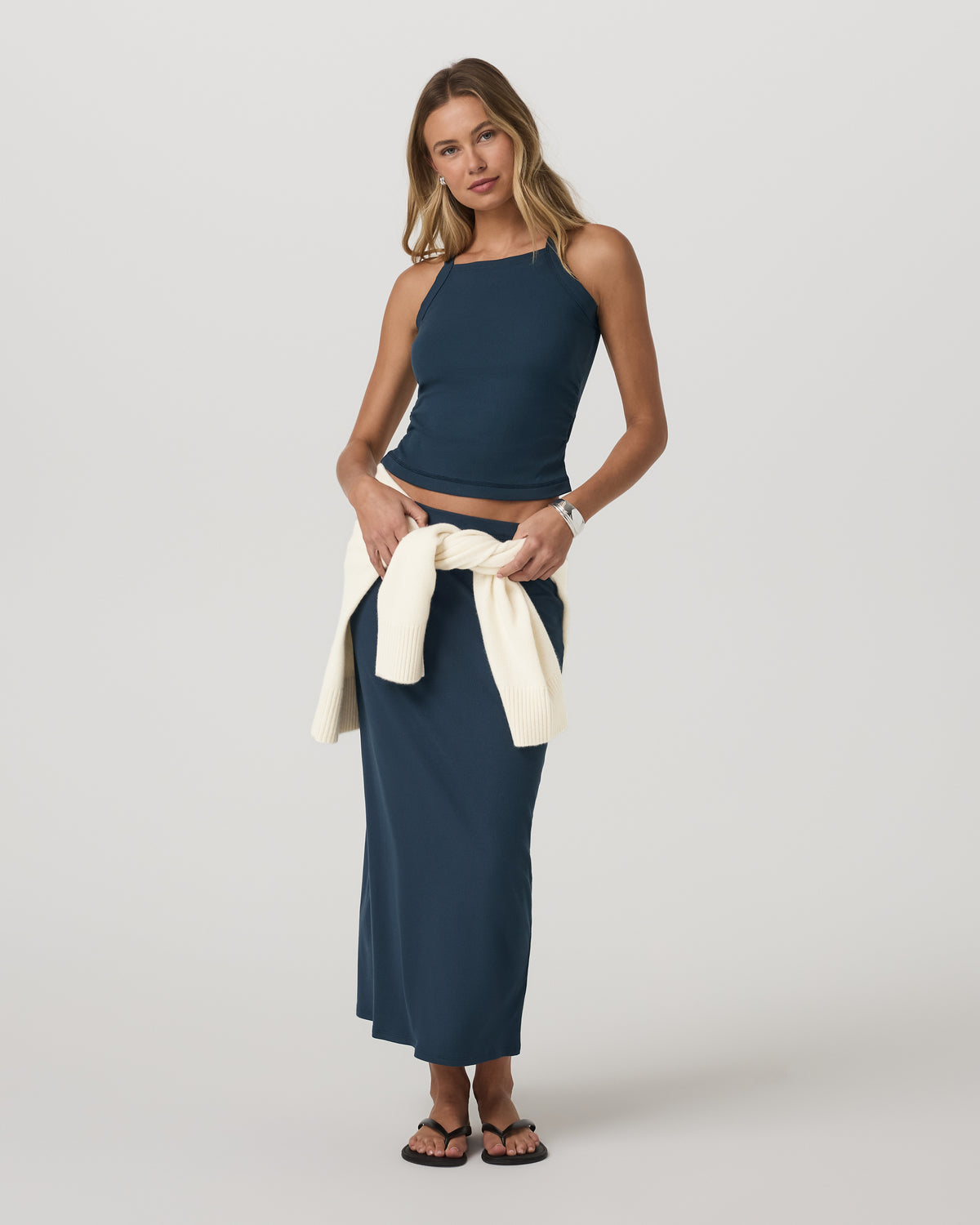 Women|New Vuori Pose Cooper Tank Women's Ocean Blue Tank Top