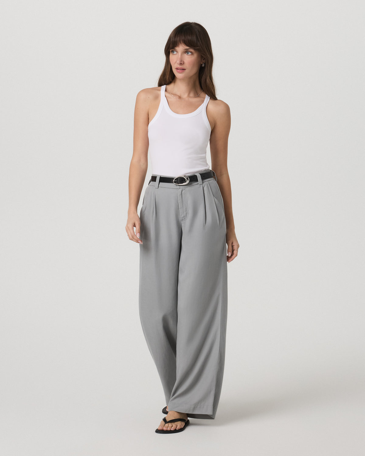 Women|New Vuori Cove Layering Tank Women's White Rib Knit Tank Top