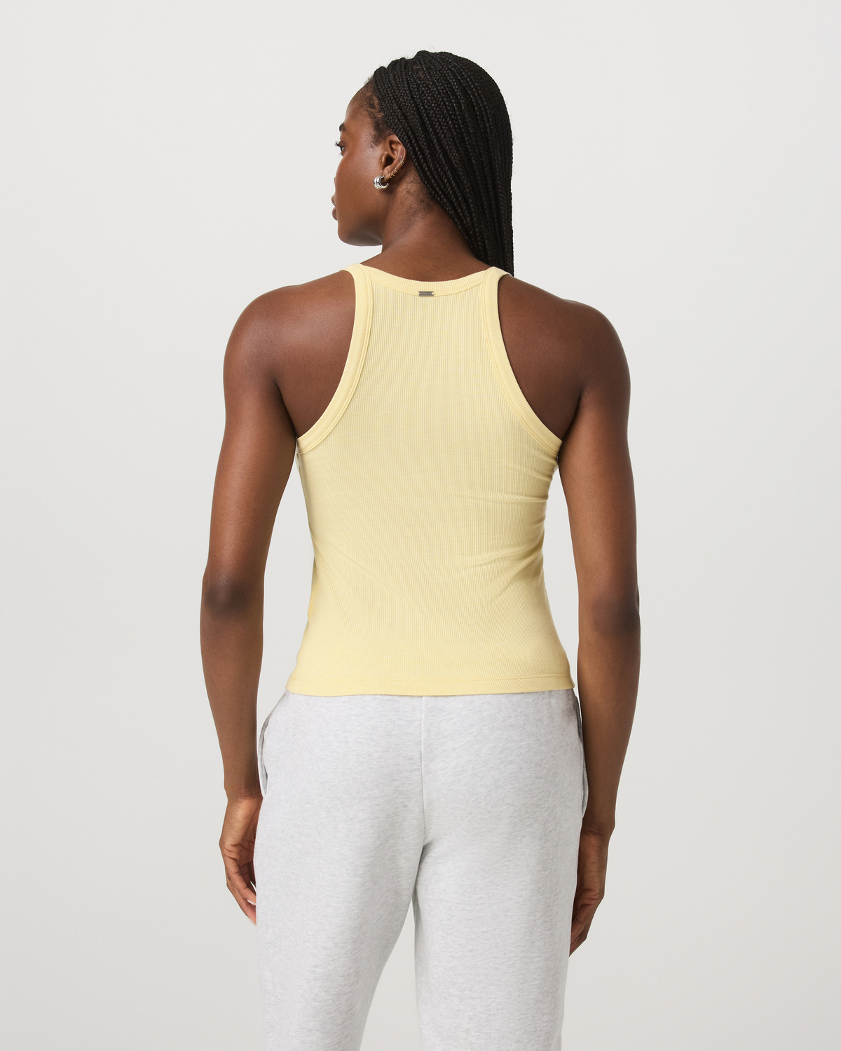 Women|New Vuori Cove Layering Tank Women's Lemon Snap Heather Tank Top