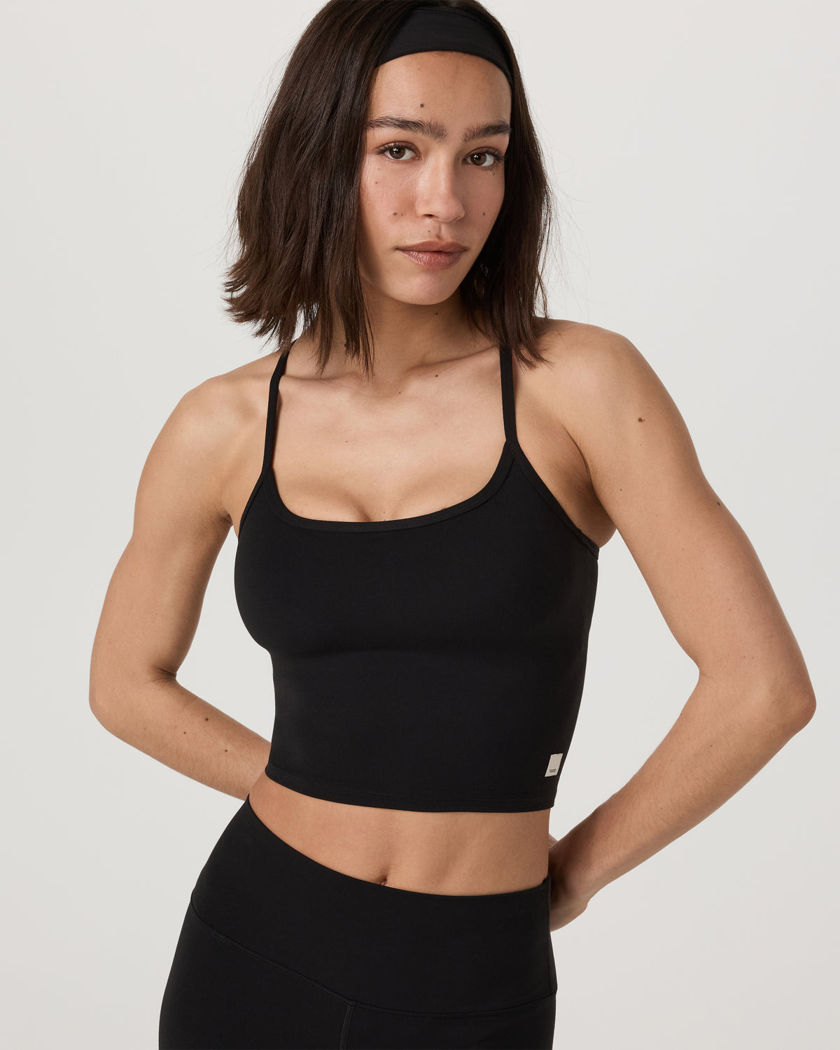 Women Vuori Vuori AllTheFeels™ Tank 2.0 Black Workout Tank Top