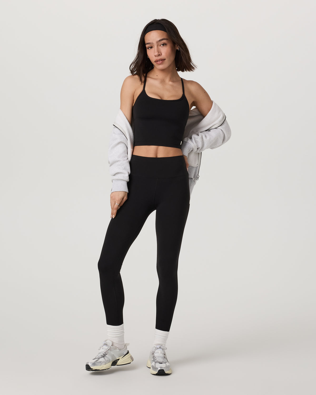 Women Vuori Vuori AllTheFeels™ Tank 2.0 Black Workout Tank Top