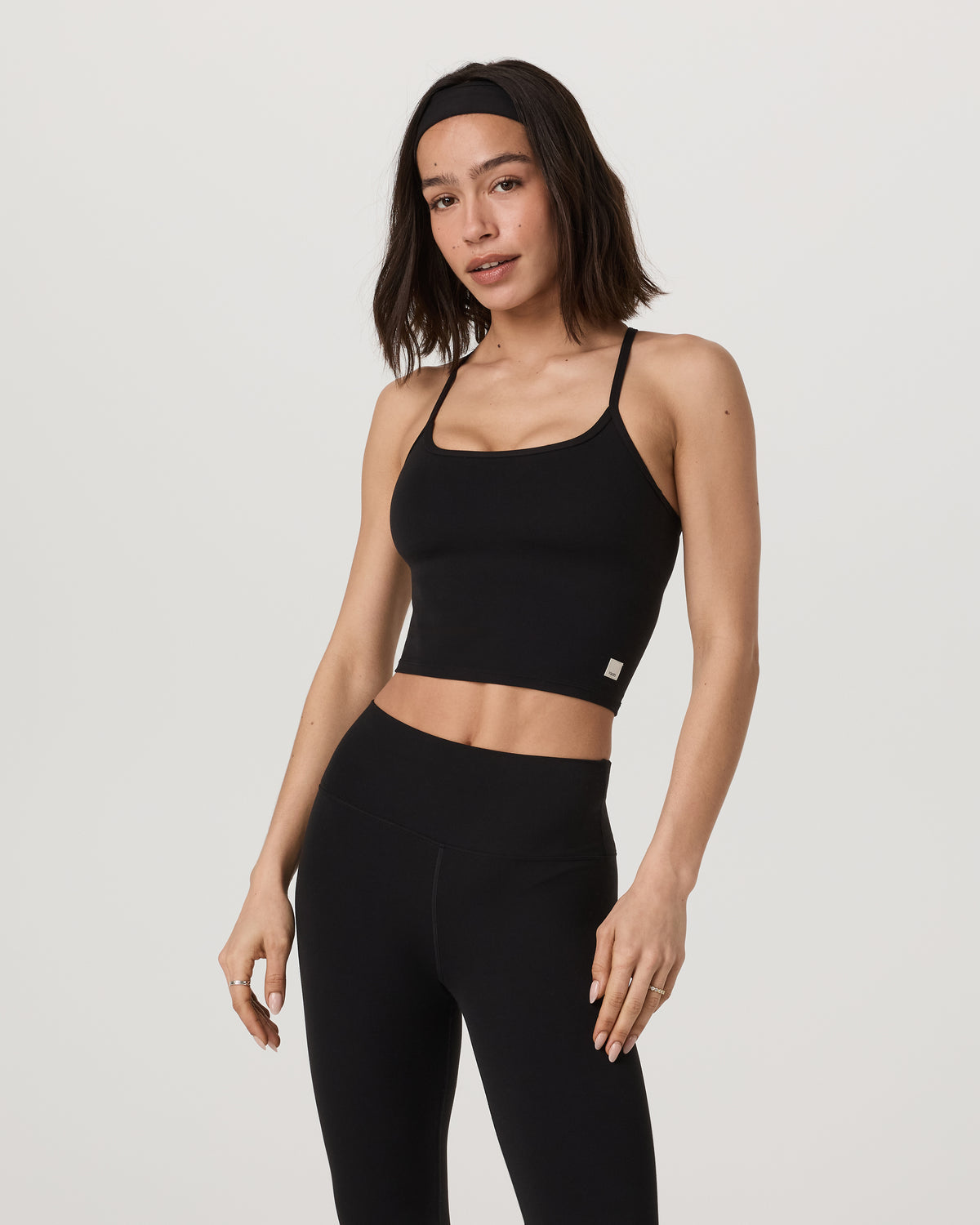 Women Vuori Vuori AllTheFeels™ Tank 2.0 Black Workout Tank Top