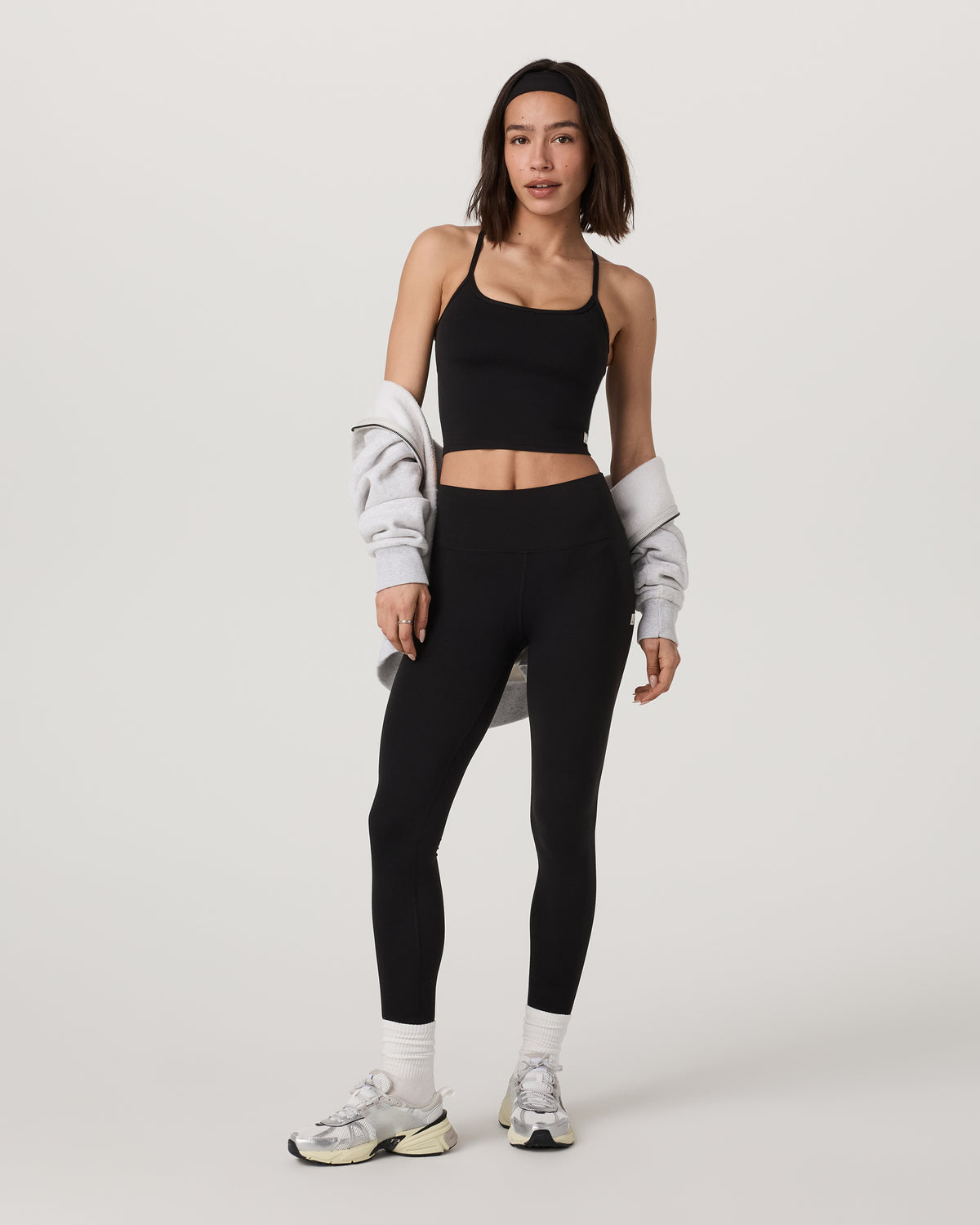 Women Vuori Vuori AllTheFeels™ Tank 2.0 Black Workout Tank Top