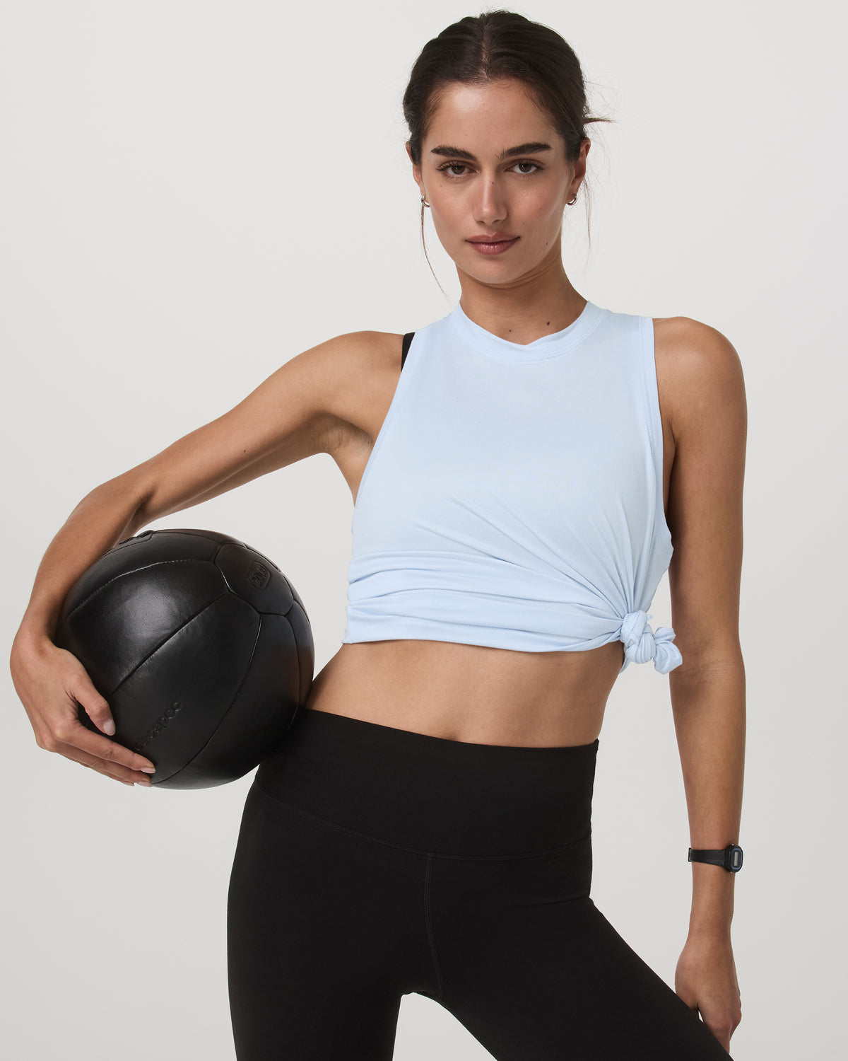 Women Vuori Energy Top - Long Women's Soft Sky Heather Tank Top