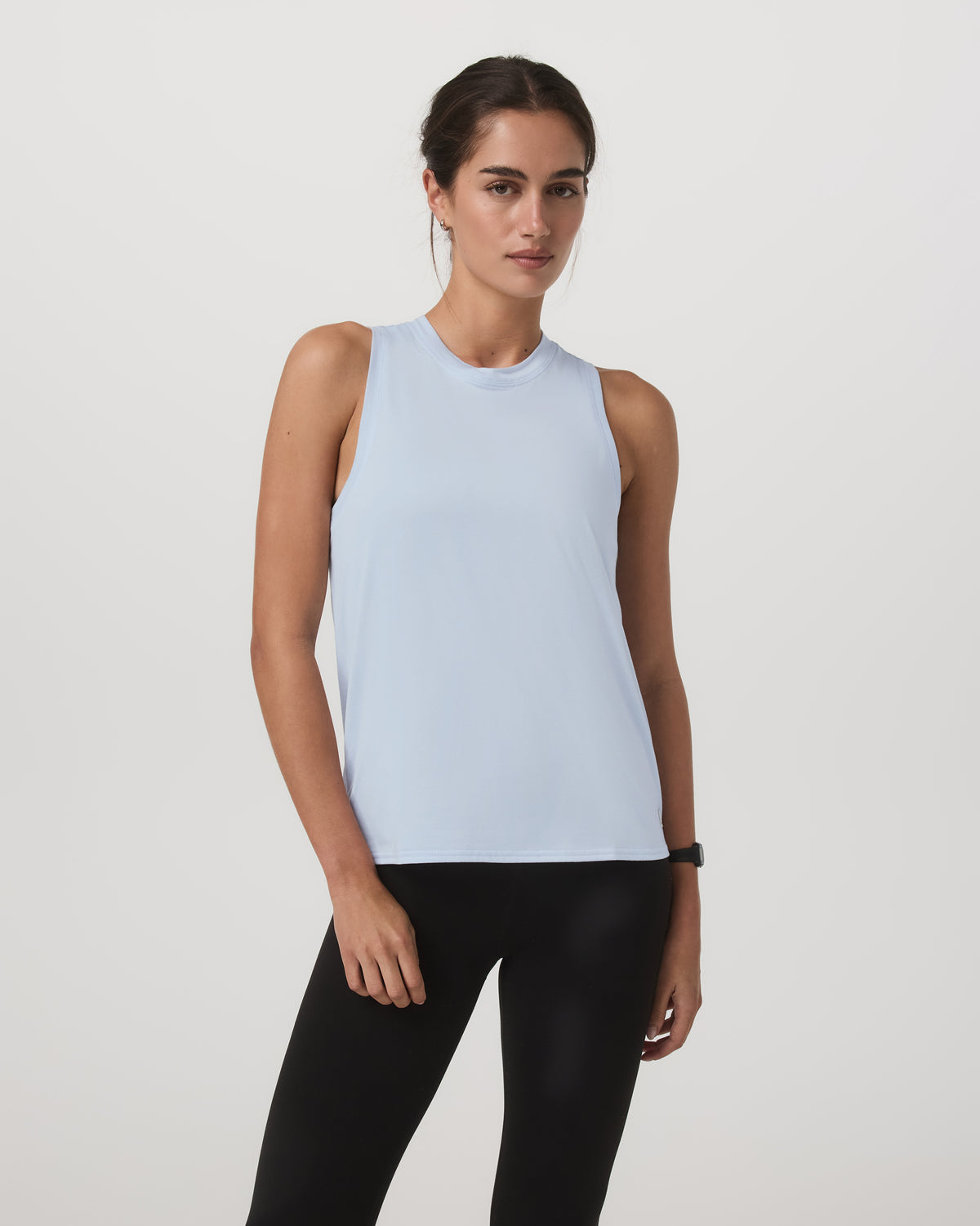 Women Vuori Energy Top - Long Women's Soft Sky Heather Tank Top