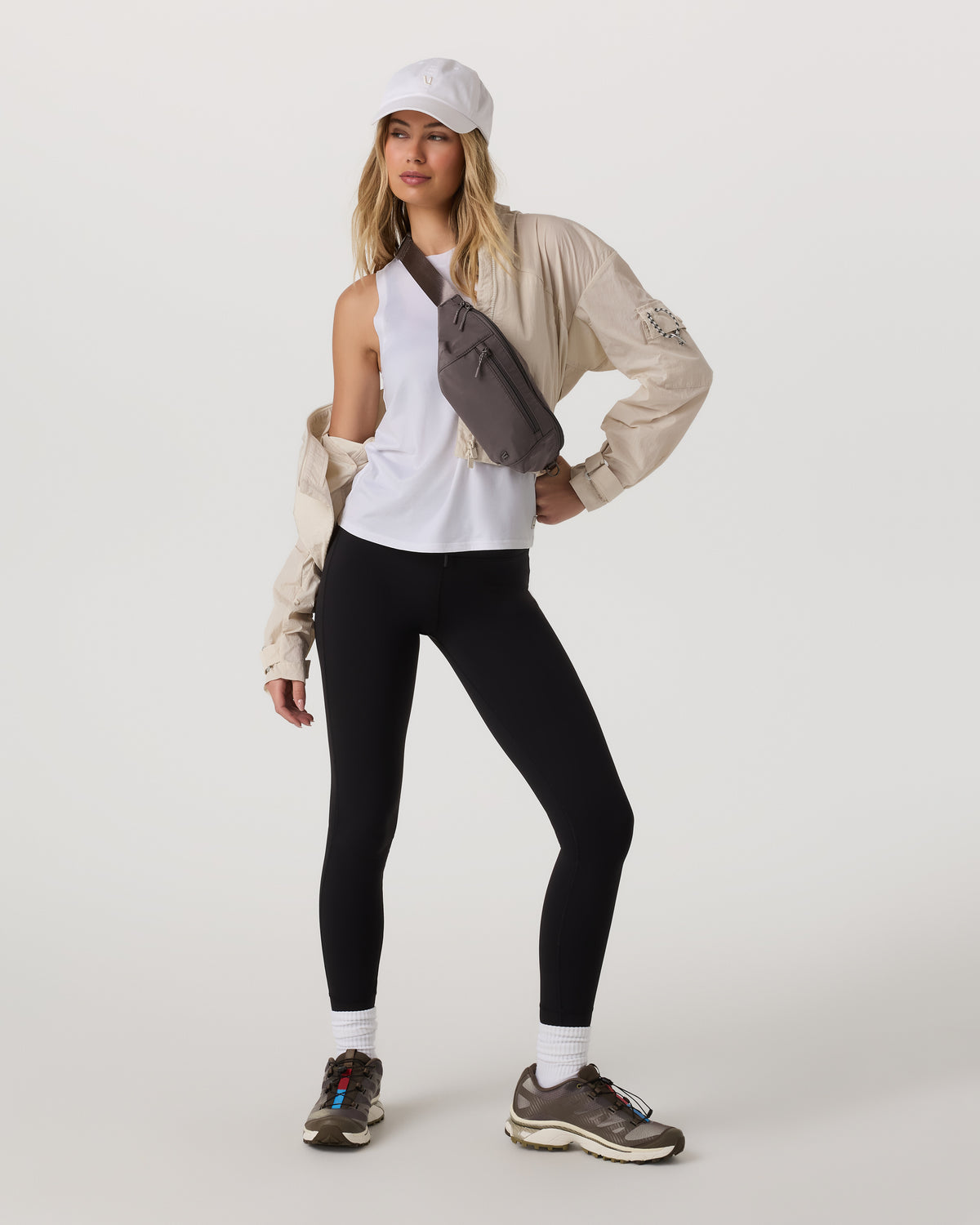 Women Vuori Energy Top Long Women's White Performance Tank Top