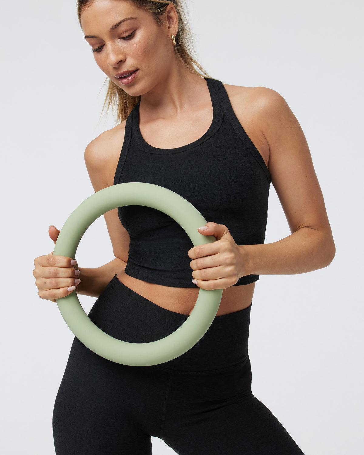Women Vuori Elevation Racerback Tank Black Heather