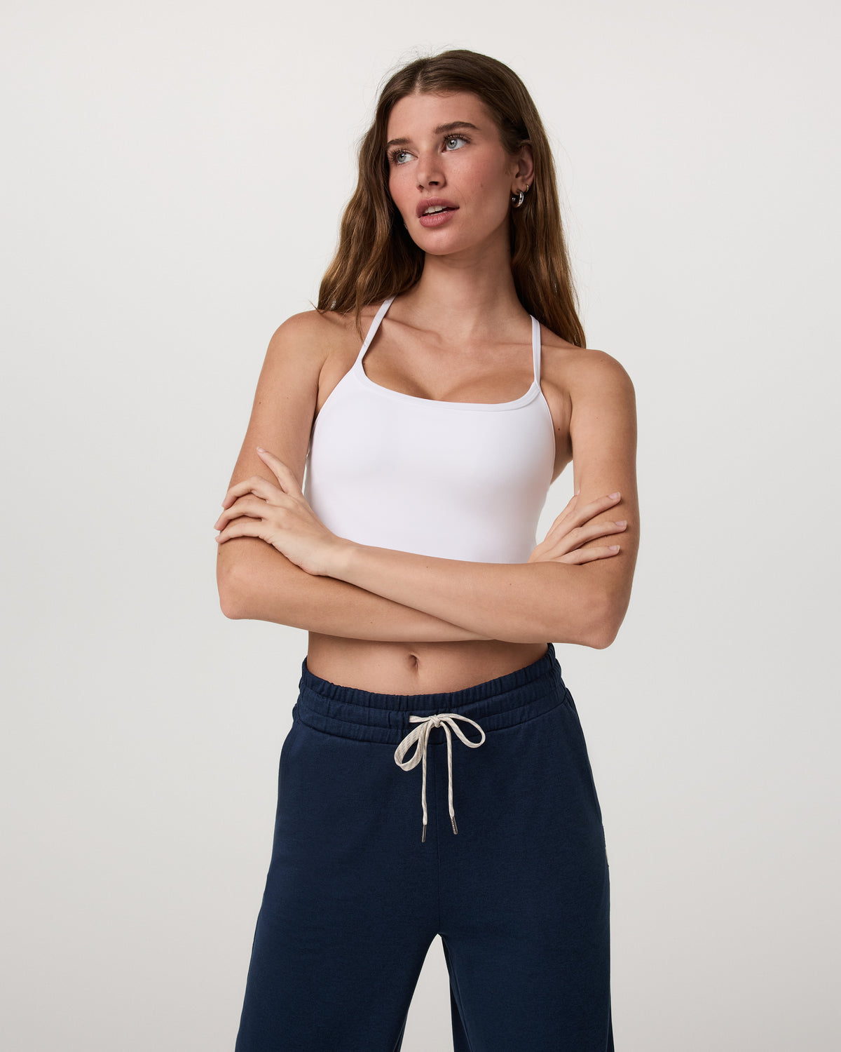 Women Vuori Vuori AllTheFeels™ Tank 2.0 White Workout Tank Top