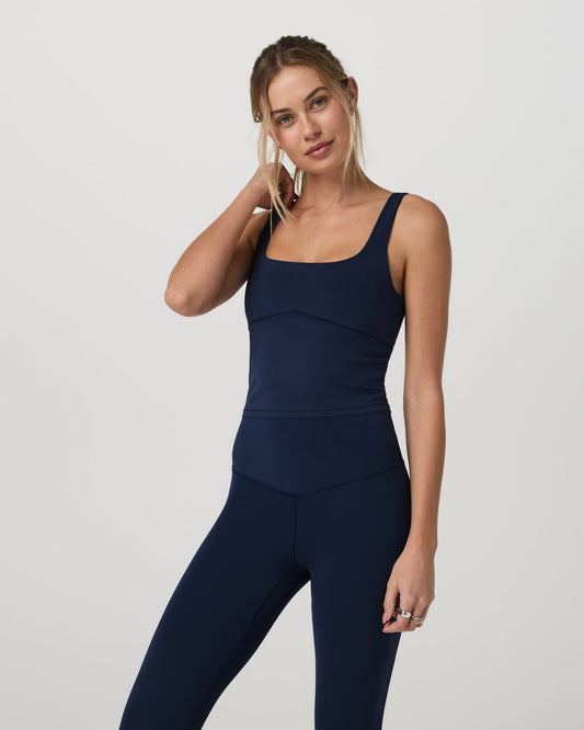 Women|New Vuori Vuori AllTheForm™ Support Tank Women's Blue Coast Top