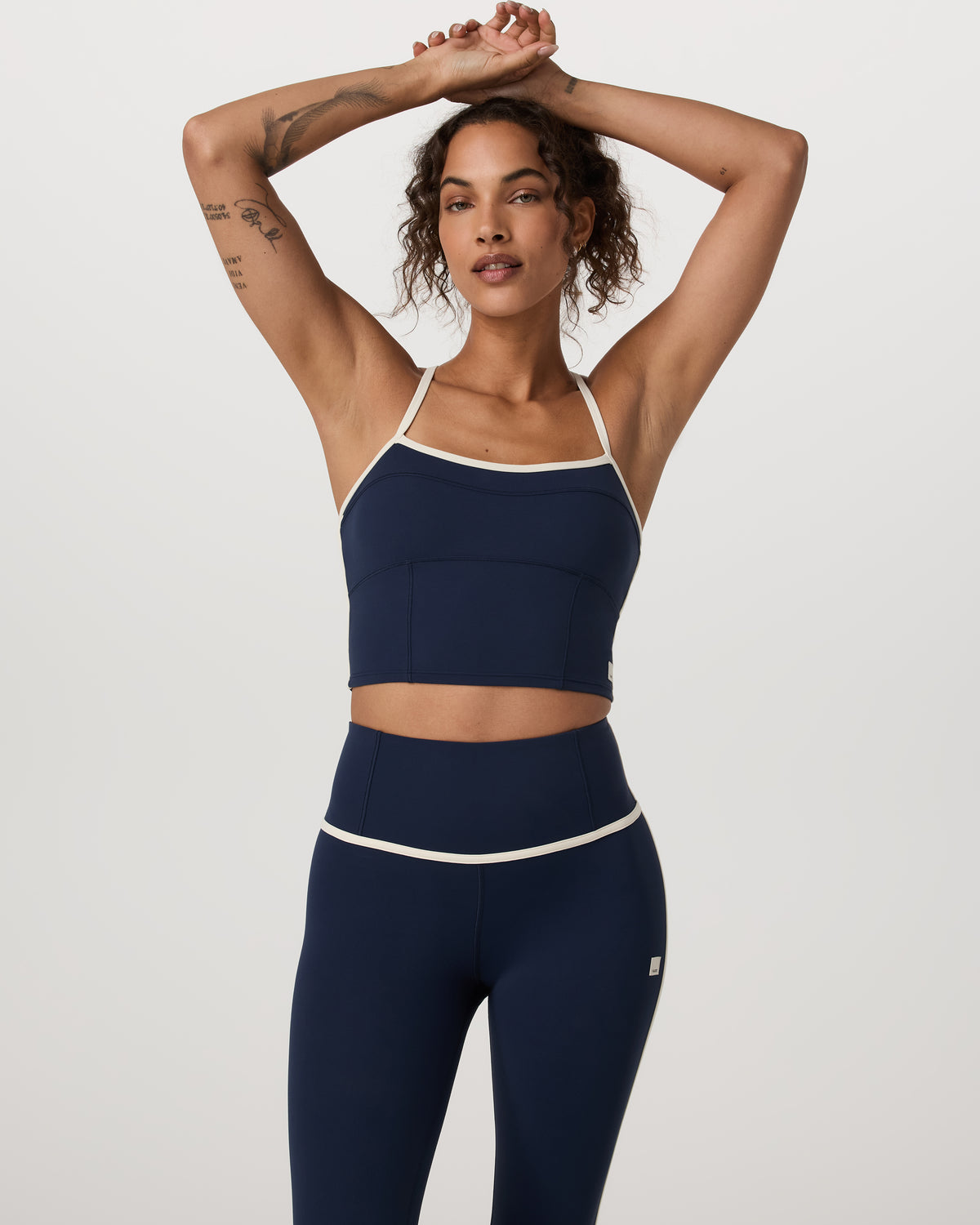 Women Vuori Vuori AllTheFeels™ Corset Tank Women's Blue Coast Top