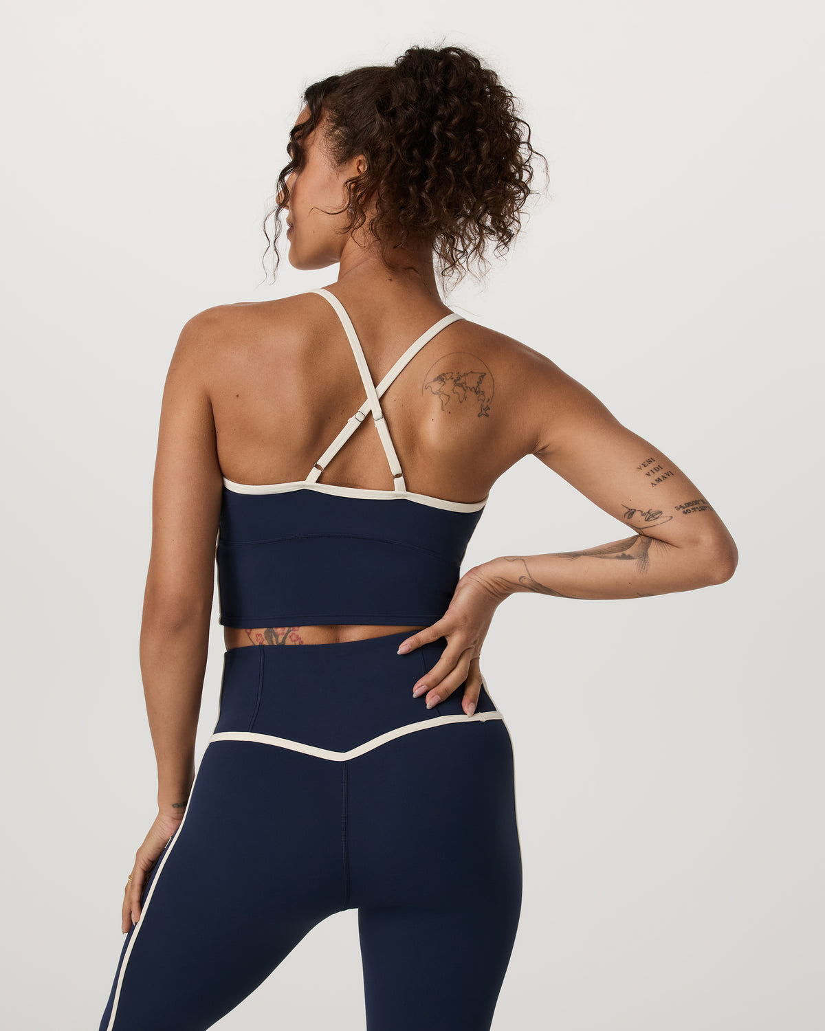 Women Vuori Vuori AllTheFeels™ Corset Tank Women's Blue Coast Top