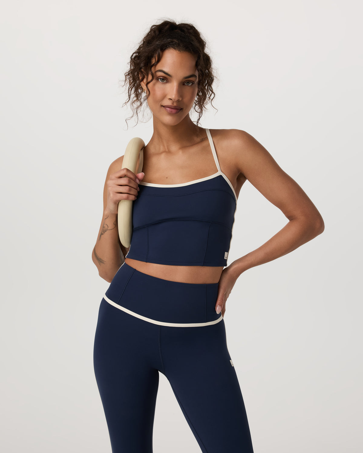 Women Vuori Vuori AllTheFeels™ Corset Tank Women's Blue Coast Top