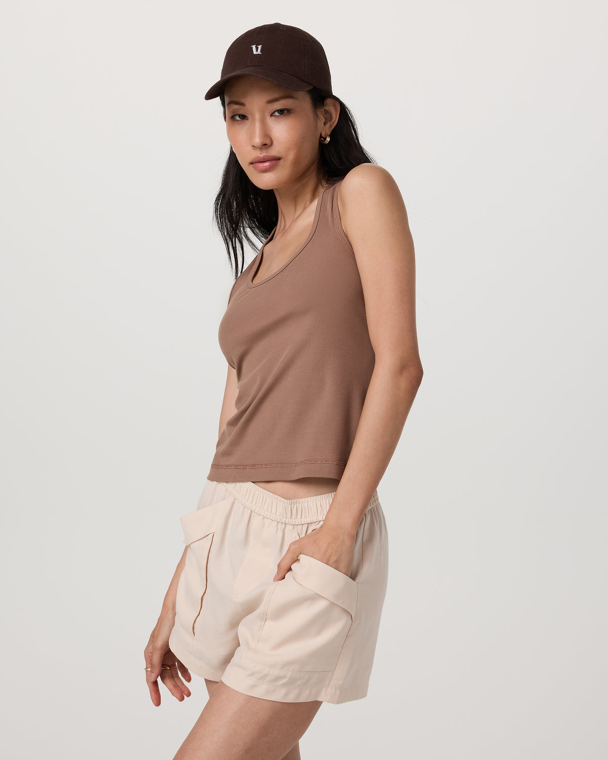 Women Vuori Pose Layering Tank Women's Nutmeg Tank Top