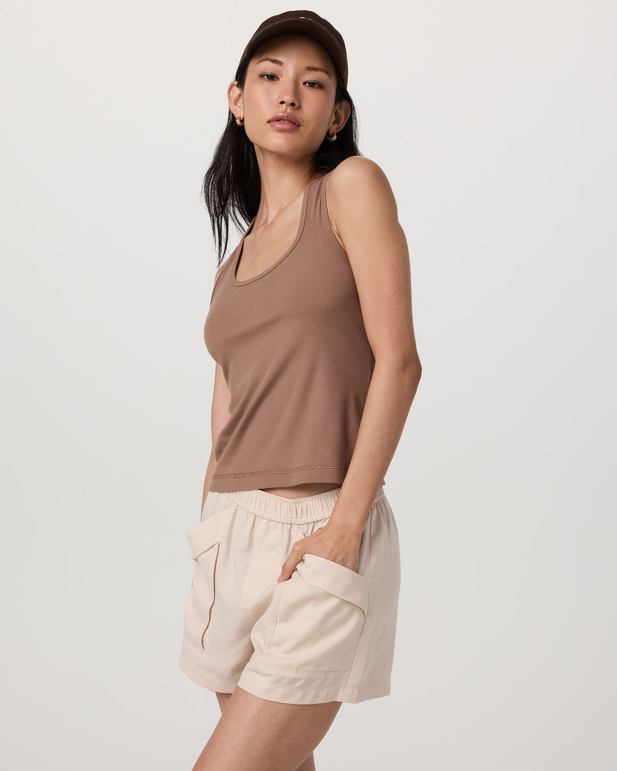 Women Vuori Pose Layering Tank Women's Nutmeg Tank Top