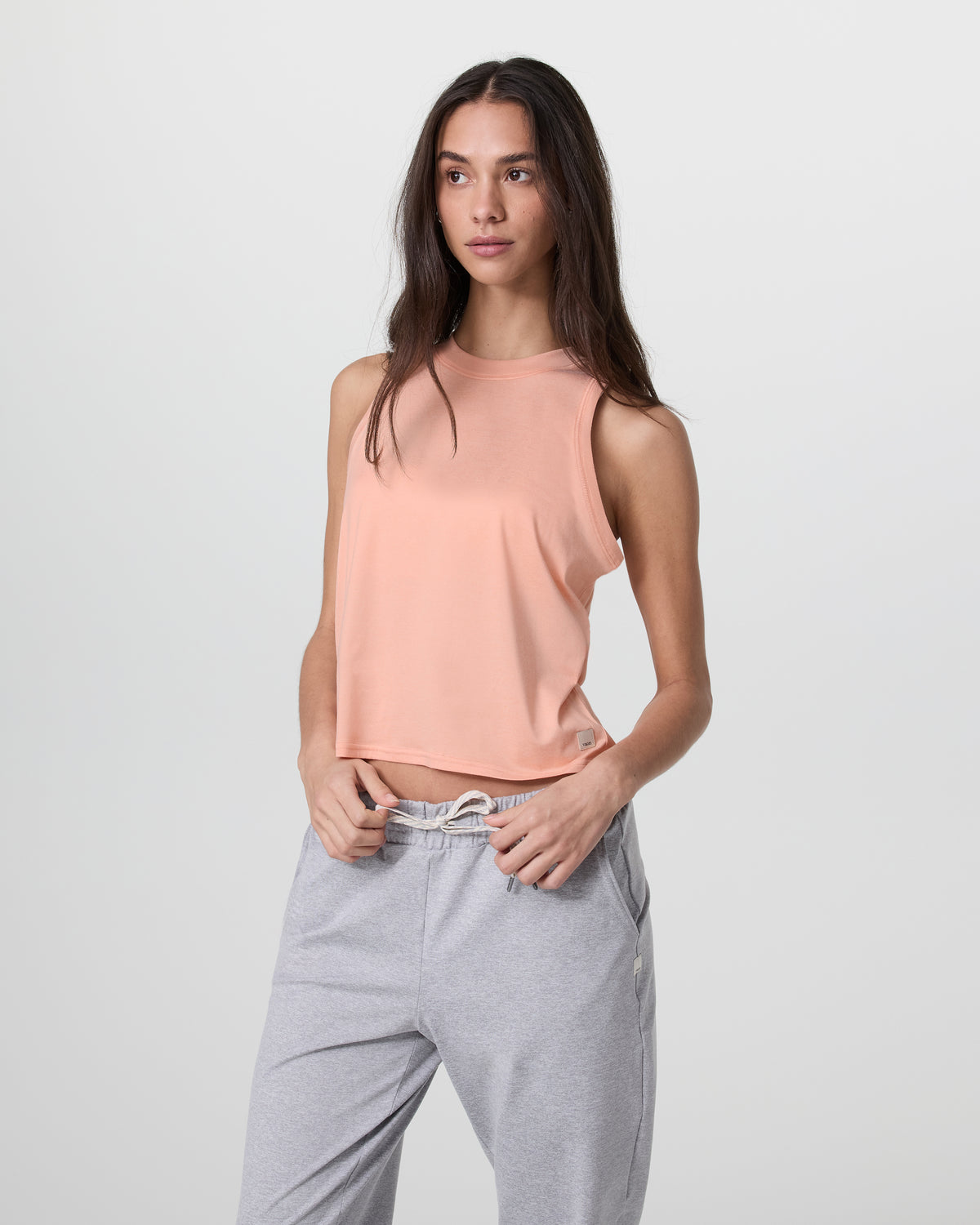 Women Vuori Energy Top Bright Peach Heather