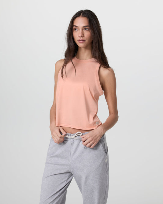 Women Vuori Energy Top Bright Peach Heather