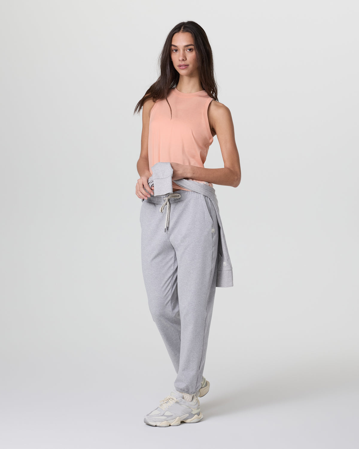 Women Vuori Energy Top Bright Peach Heather