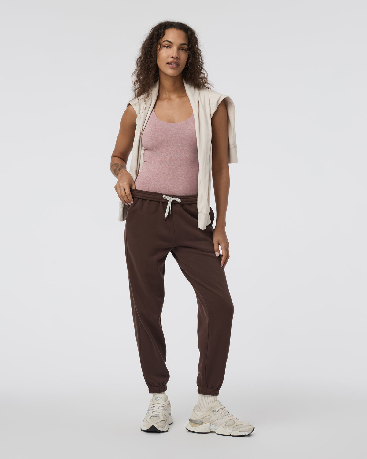 Women Vuori Sleeveless Halo Bodysuit Zion Rose Heather
