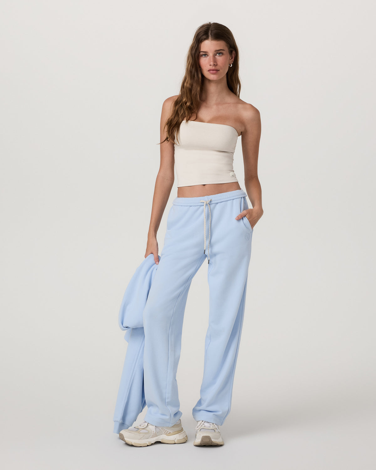 Women Vuori Halo Tube Top Women's Ecru Heather Tube Top