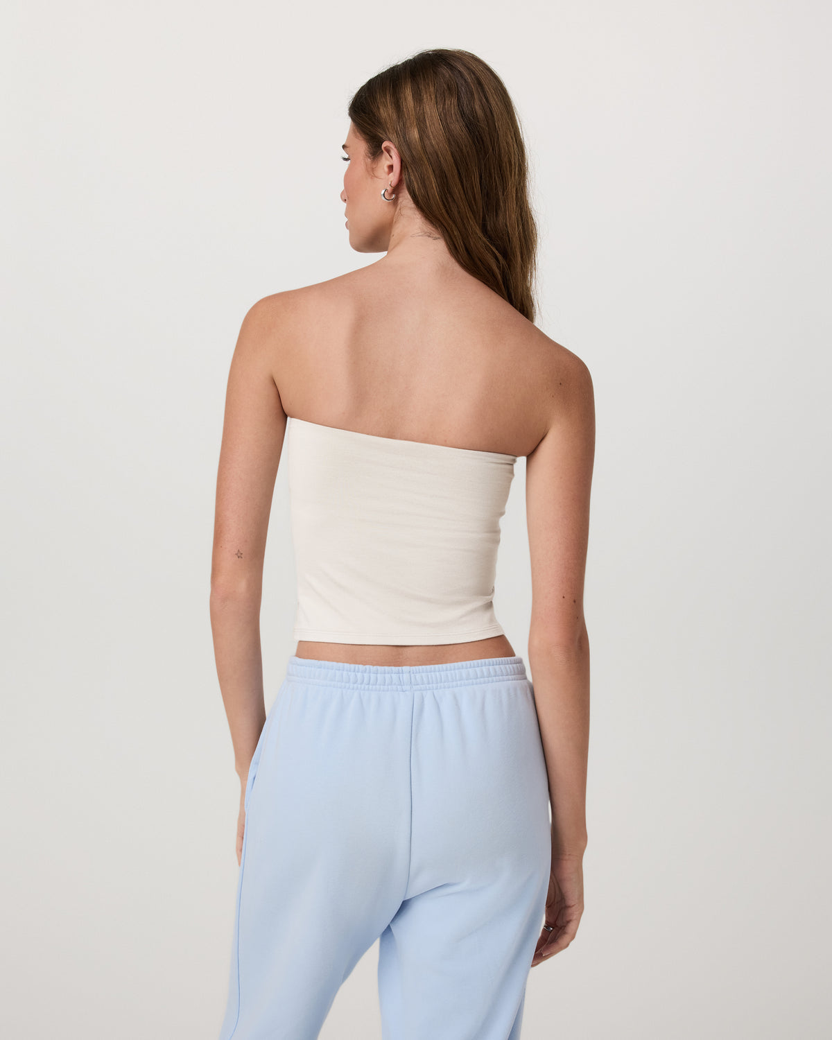 Women Vuori Halo Tube Top Women's Ecru Heather Tube Top