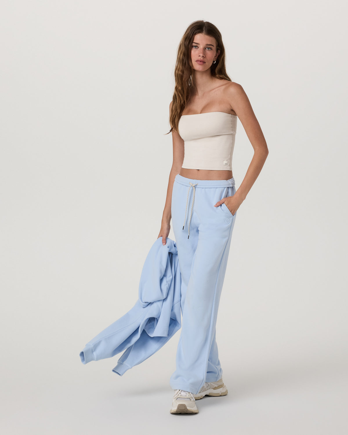 Women Vuori Halo Tube Top Women's Ecru Heather Tube Top