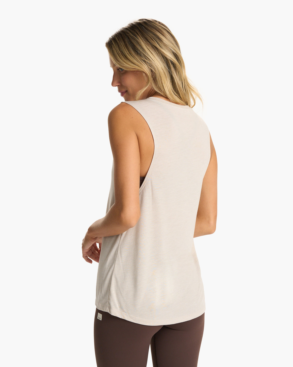 Women Vuori The Rise The Shine Tank Heather Dust
