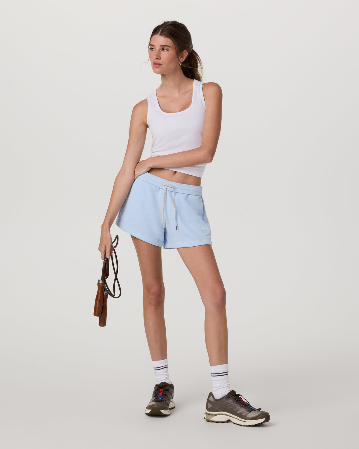 Women Vuori Pose Layering Tank Women's White Tank Top