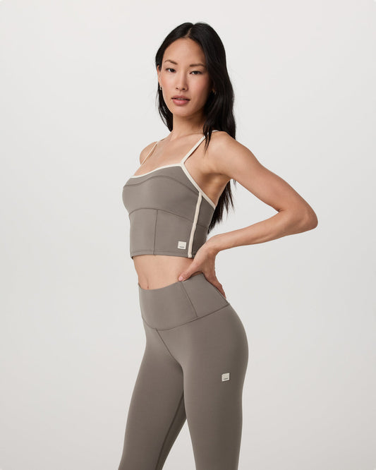 Women Vuori Vuori AllTheFeels™ Corset Tank Women's Smokey Taupe Top