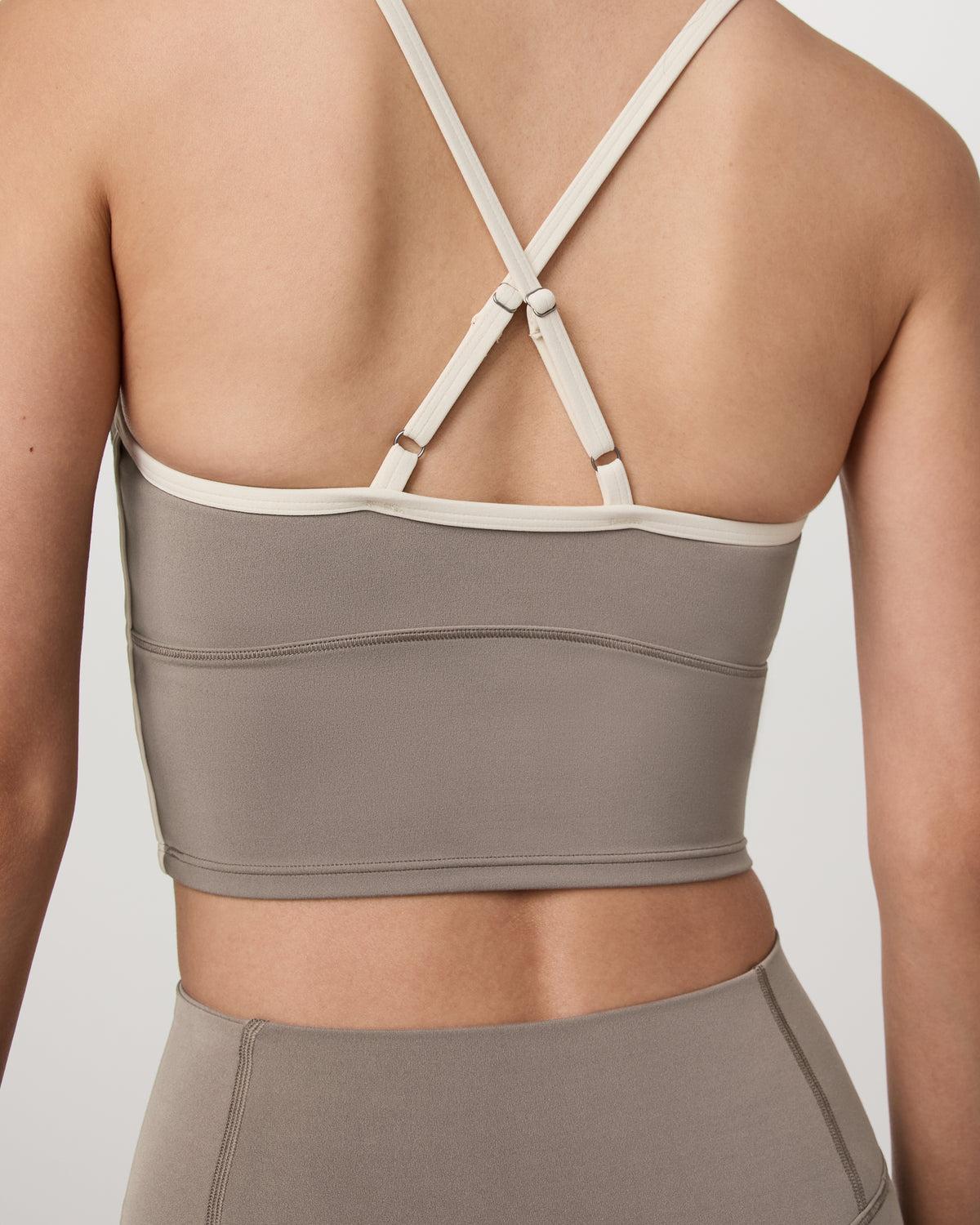 Women Vuori Vuori AllTheFeels™ Corset Tank Women's Smokey Taupe Top