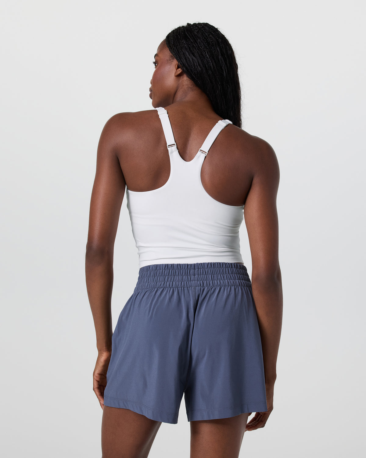 Women Vuori Dynamic Tank White Racerback Tank