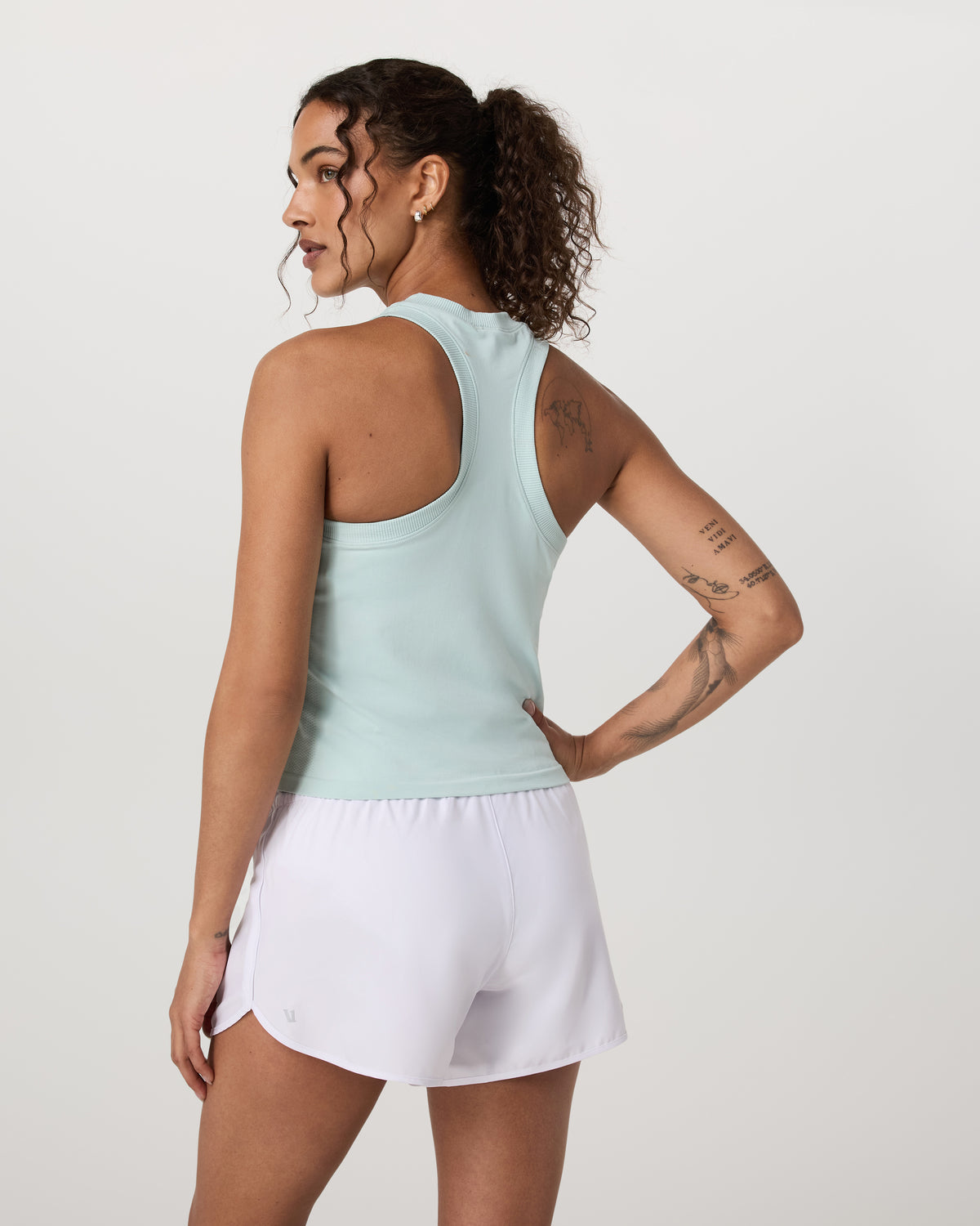 Women Vuori Surge Seamless Tank Women's Spearmint Performance Top