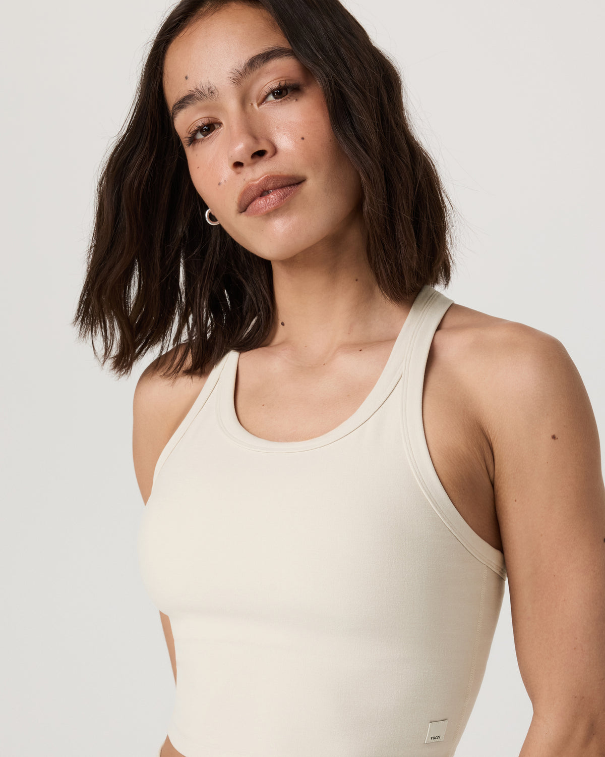 Women Vuori Elevation Racerback Tank Women's Bone Heather Top