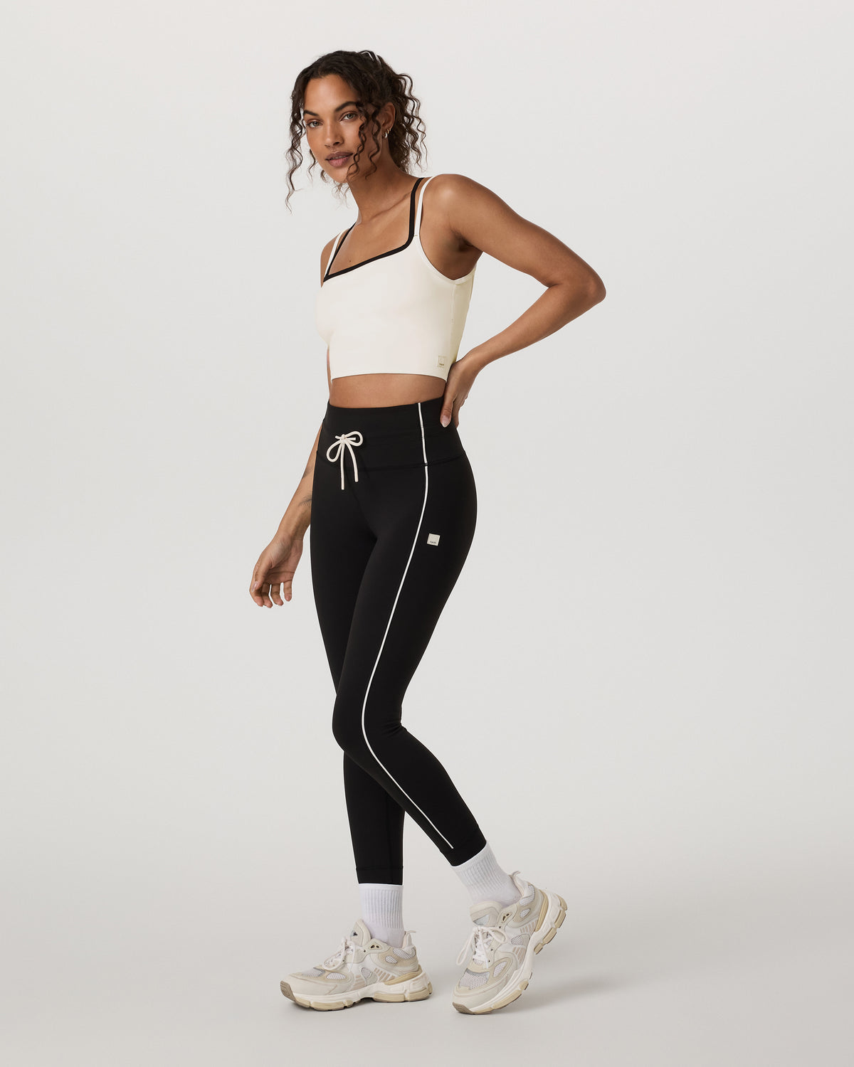 Women Vuori Daily Layered Tank Women's Marshmallow Performance Top