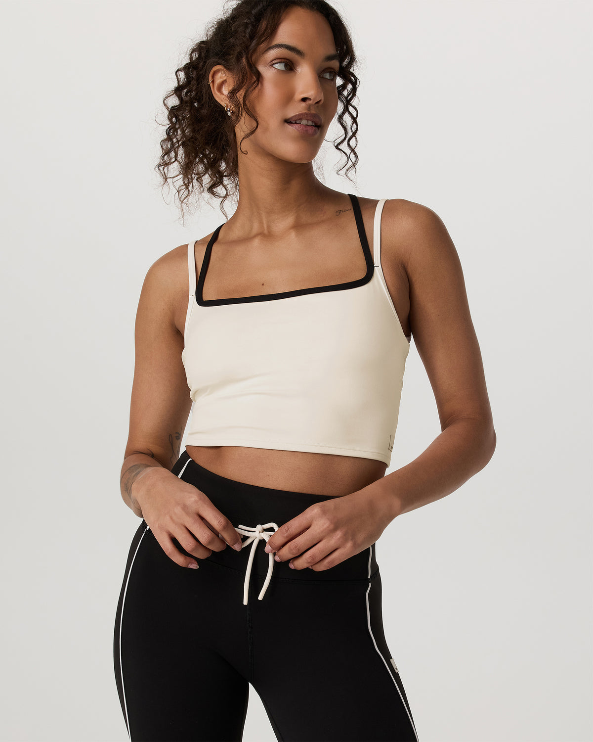 Women Vuori Daily Layered Tank Women's Marshmallow Performance Top