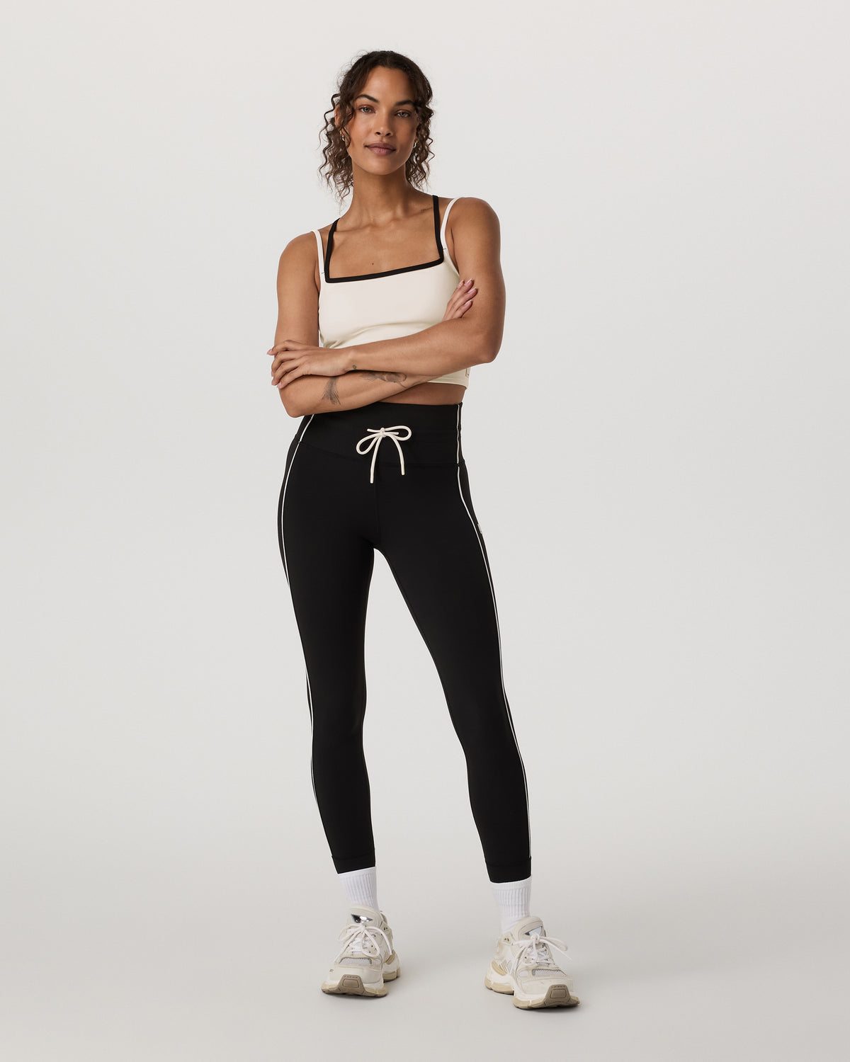 Women Vuori Daily Layered Tank Women's Marshmallow Performance Top