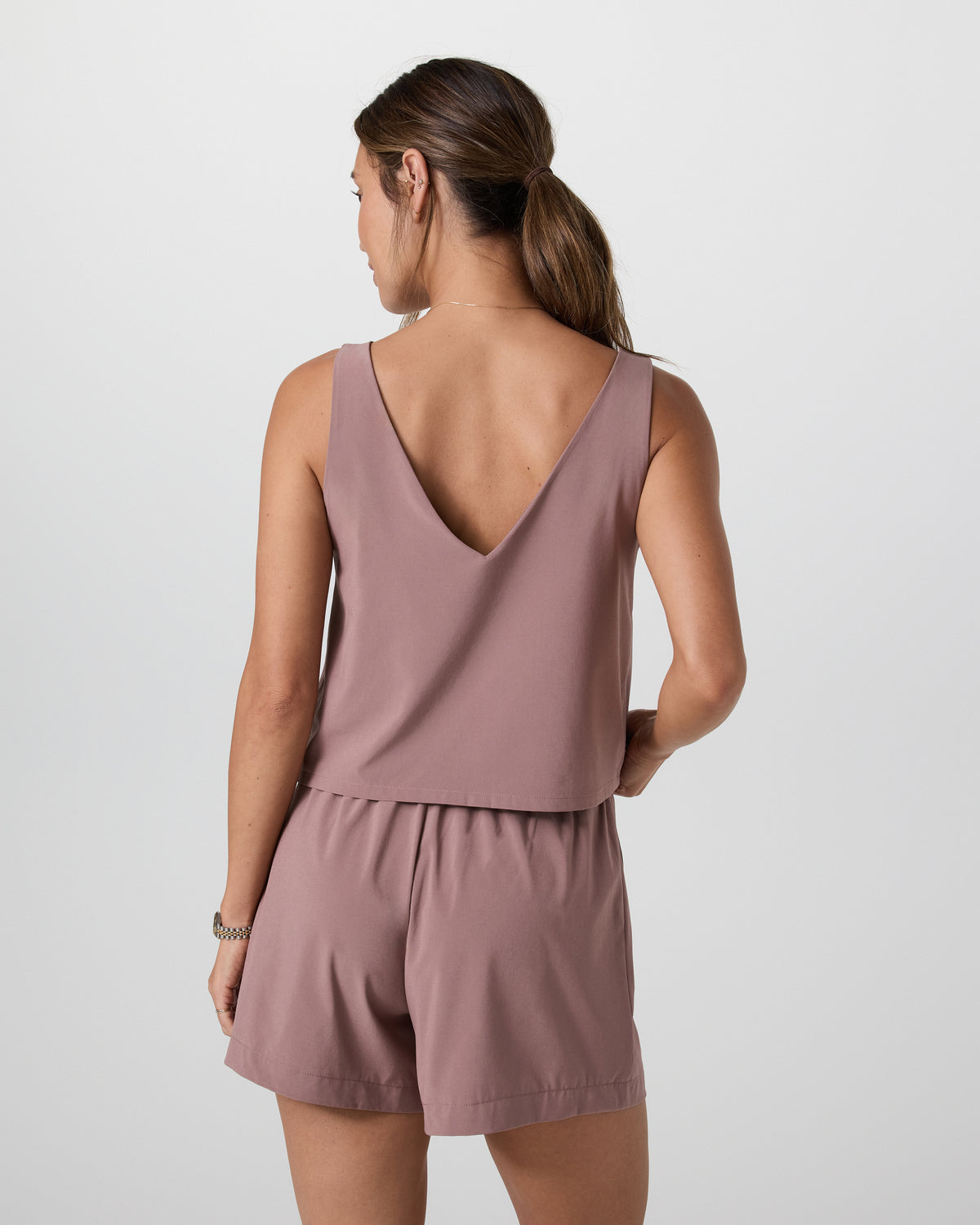 Women Vuori Villa Cropped Tank Zion Rose