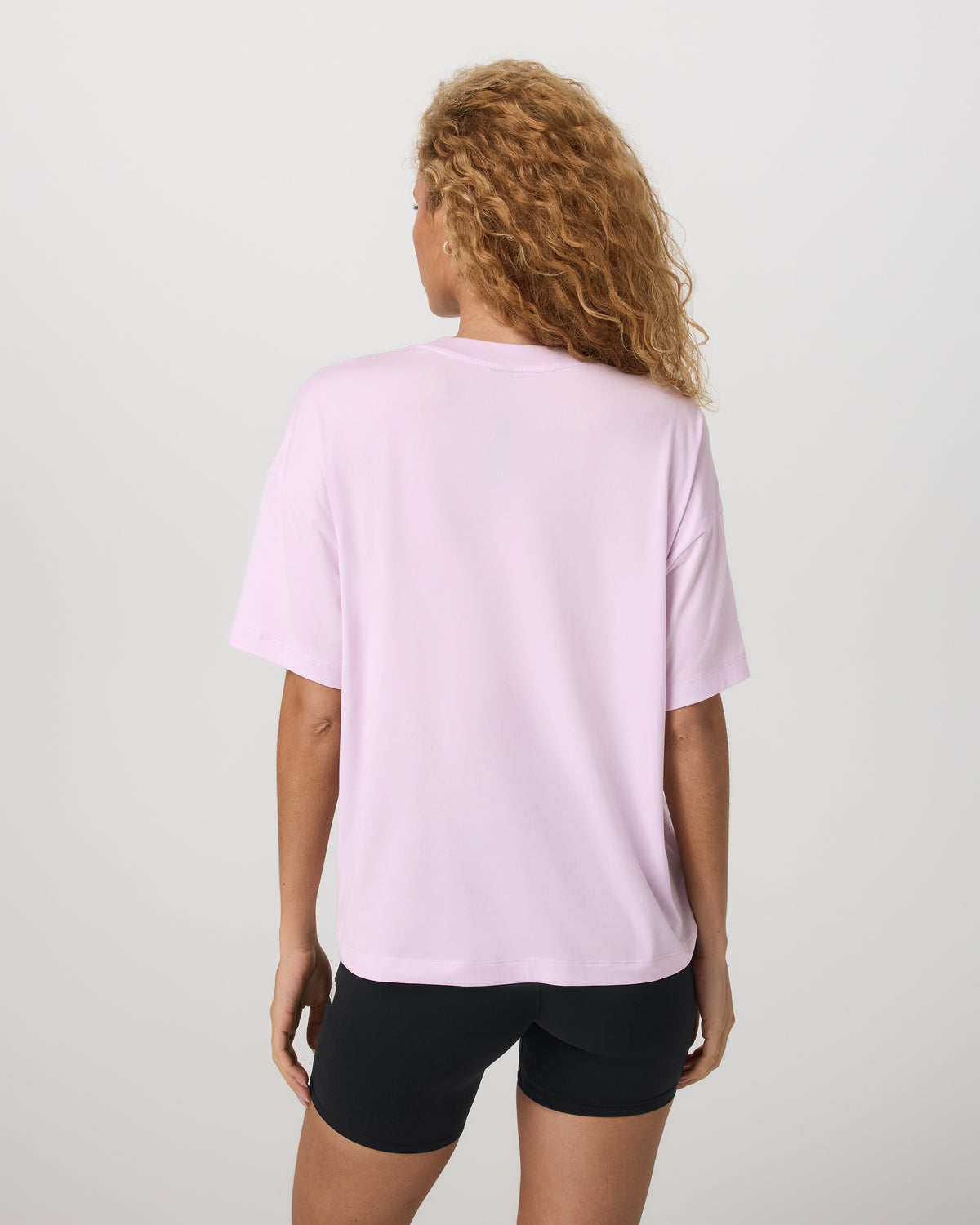 Women|New Vuori Energy Long Tee Women's Lilac Breeze Heather Tee Shirt