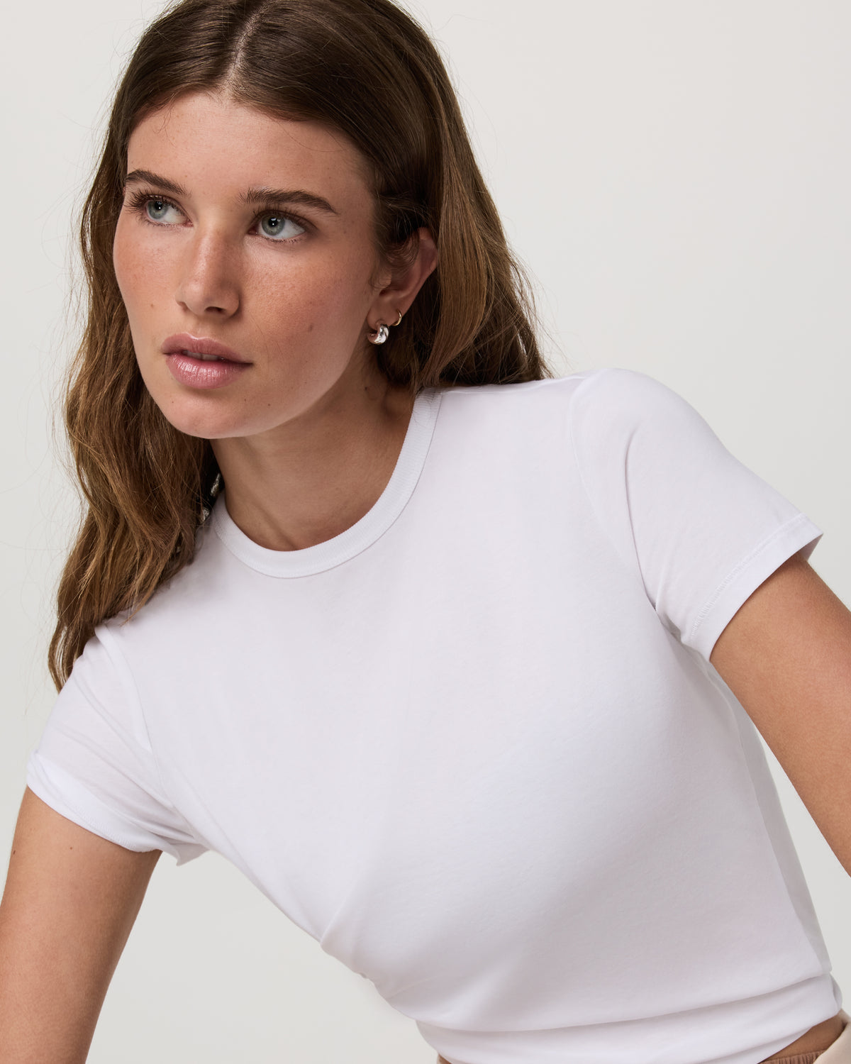 Women Vuori Short Sleeve Feather Classic Tee Women's White T-Shirt