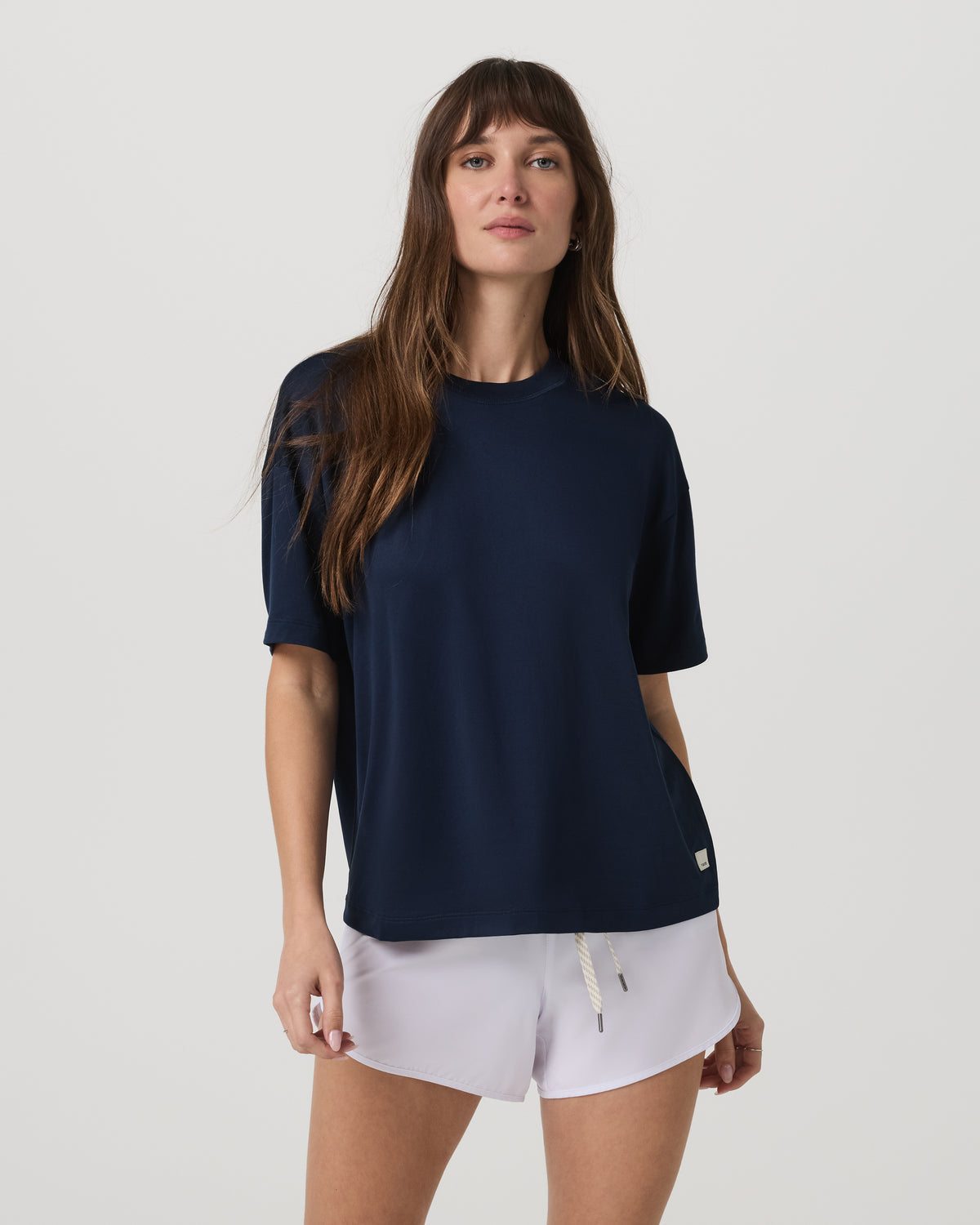 Women|New Vuori Energy Long Tee Women's Blue Coast Fitness Tee Shirt