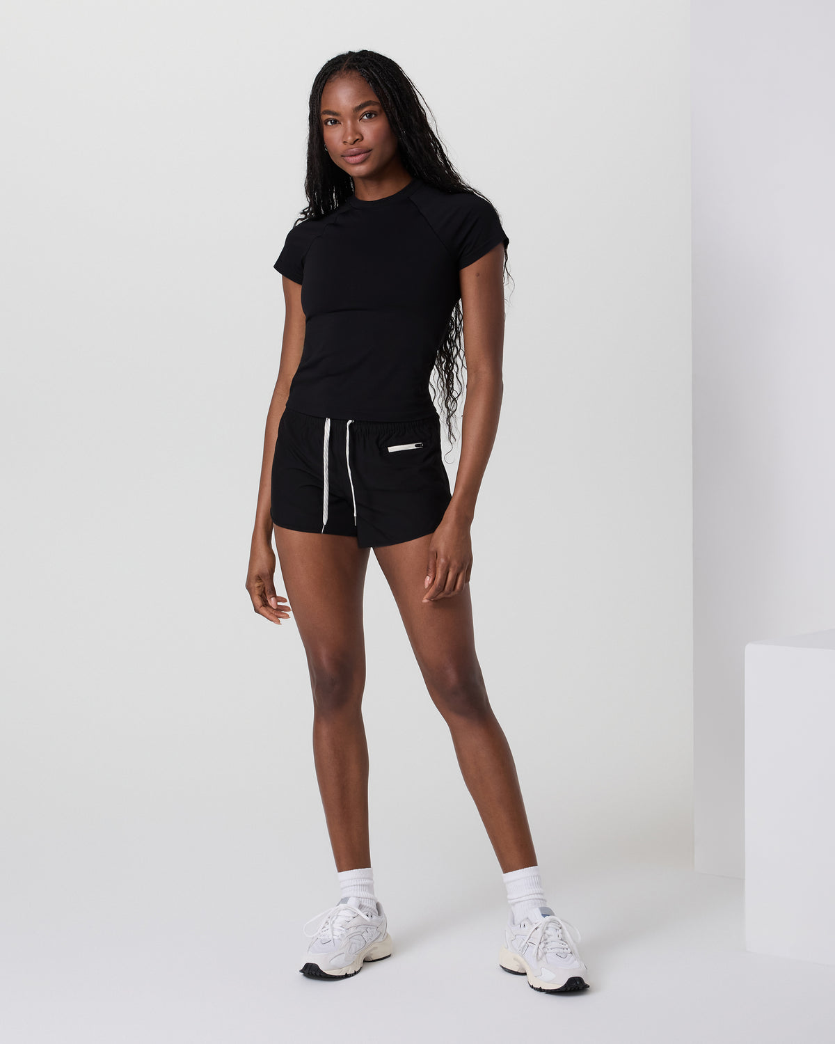 Women Vuori Short Sleeve Seamless Surge Tee Black