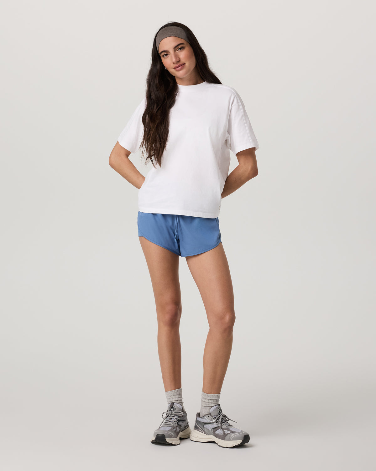 Women Vuori Short Sleeve Heavyweight Oversized Cotton Tee White