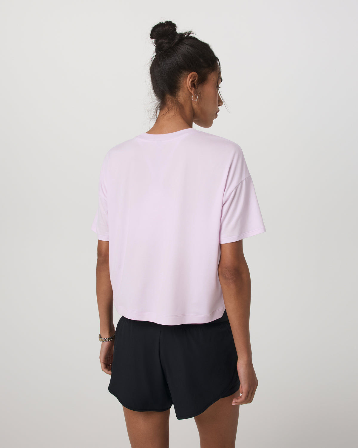 Women|New Vuori Energy Tee Women's Lilac Breeze Heather Oversized Shirt